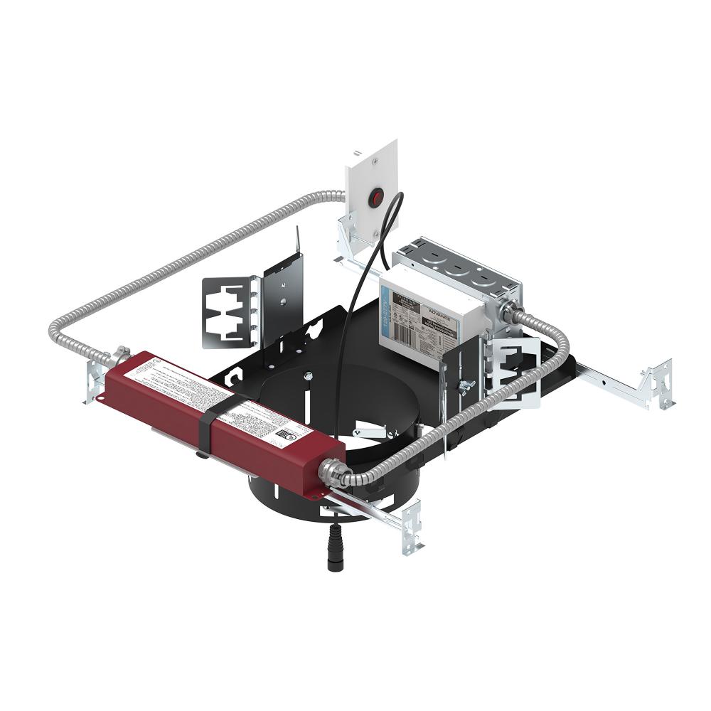 6" Sapphire III Non-IC New Construction Housing w/ Remote Test Switch EM Driver, 46W / 4500lm,