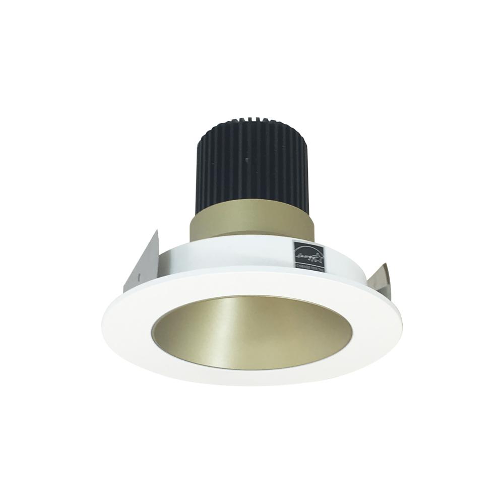 4" Iolite LED Round Reflector, 1000lm / 14W, 2700K, Champagne Haze Reflector / Matte Powder