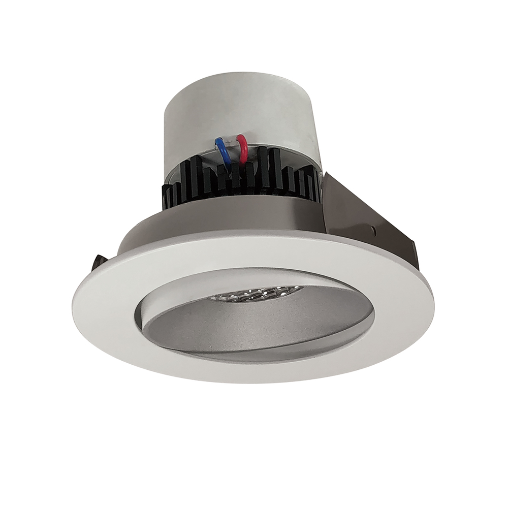 4" Pearl LED Round Adjustable Cone Retrofit, 1000lm / 12W, 4000K, Haze Reflector / Matte Powder