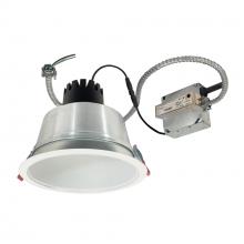 Nora NCR3-81L135FP01MPW - 8" Sapphire III Retrofit, Matte Powder White Reflector/Matte Powder White Flange, 120V; Phase
