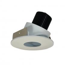 Nora NIO-4RPHA35XWW/10 - 4" Iolite LED Round Adjustable Pinhole, 1000lm / 14W, 3500K, White Pinhole / White Flange
