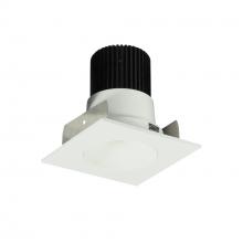 Nora NIOB-2SNDC50XMPW/10 - 2" Iolite LED Square Reflector with Round Aperture, 1000lm / 14W, 5000K, Matte Powder White