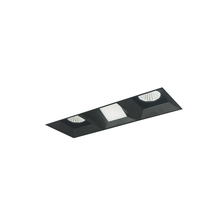 Nora NMIOTL-13-NF-FFW-35X-10-B - Iolite MLS 3-Head Trimless Reflector Kit, 3500K, 1000lm, Black Fixed Downlt./Wall Wash Trims