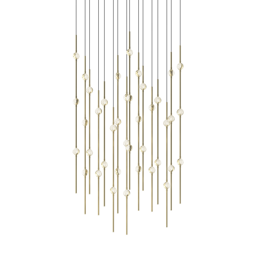 Aries 24" Square LED Pendant w/20' Cords