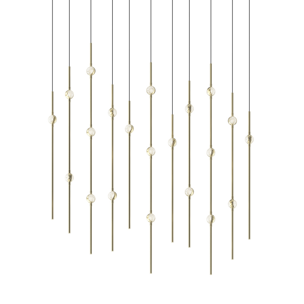 Aries 36" Rectangle LED Pendant (2700K) w/20' Cords
