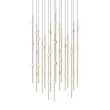 Sonneman 2015.38C-27-J20 - Aries 24" Square LED Pendant (2700K) w/20' Cords