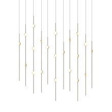 Sonneman 2016.13W-27-J20 - Aries 36" Rectangle LED Pendant (2700K) w/20' Cords