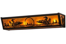 Meyda Blue 14254 - 24"W Loon Vanity Light