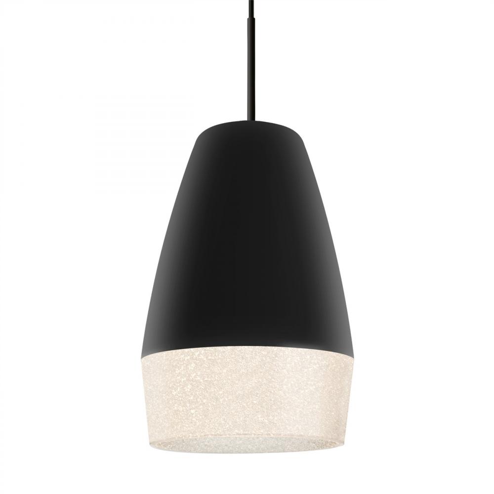 Besa, Abu 12 Cord Pendant, Black/Glitter, Black Finish, 1x60W MAX E26 Base