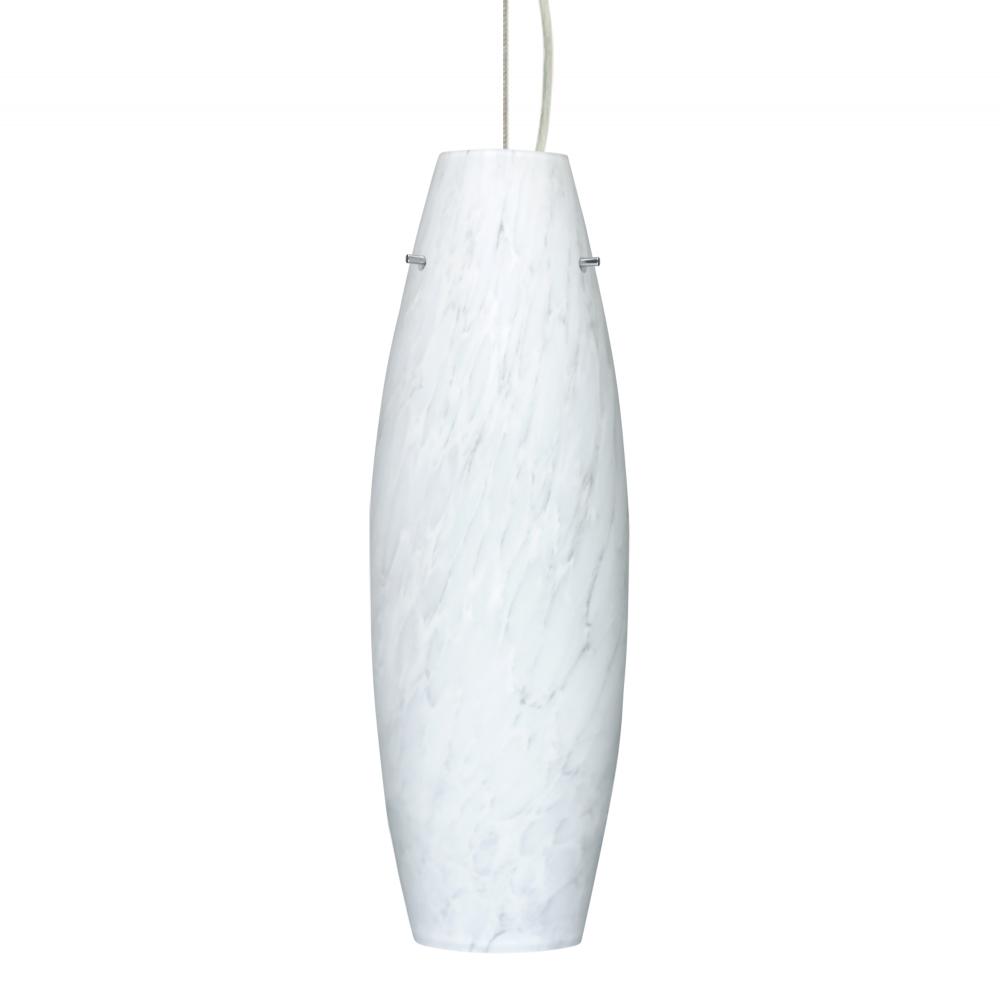 Besa Suzi 18 Pendant Carrera Satin Nickel 1x11W LED, 15Ft. Cord