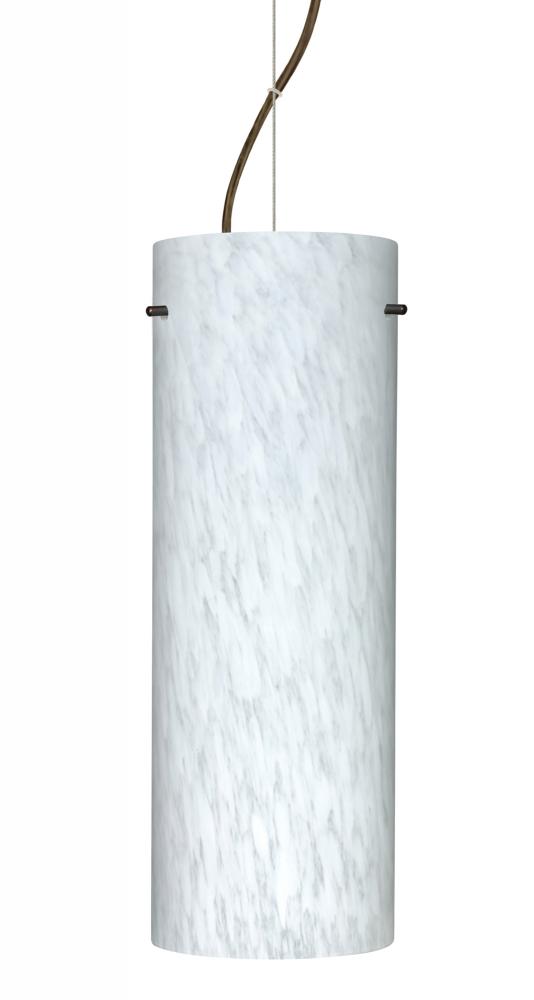 Besa Stilo 18 LED Pendant Carrera Bronze 1x11W LED, 15Ft. Cord