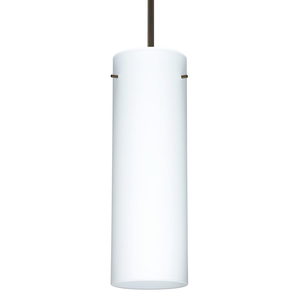 Besa Stilo 9 Pendant For Multiport Canopy Bronze Opal Matte 1x40W MAX E26 Base