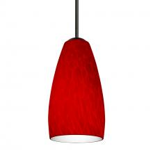 Besa Lighting 1BC-1509RC-MED-BK - Besa Chrissy Pendant Black Red Cloud 1x50W MAX E26 Base