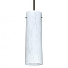 Besa Lighting 1JC-493019-BR - Besa Stilo 9 Pendant Bronze Carrera 1x40W MAX E26 Base