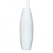 Besa Lighting 1KX-412719-LED-SN-L - Besa Suzi 18 Pendant Carrera Satin Nickel 1x11W LED, 15Ft. Cord