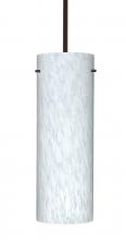 Besa Lighting 1TT-412819-LED-BR-L - Besa Stilo 18 LED Pendant Carrera Bronze 1x11W LED, 15Ft. Cord