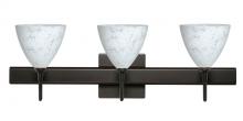 Besa Lighting 3SW-177919-BR-SQ - Besa Wall With SQ Canopy Mia Bronze Carrera 3x40W G9