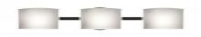Besa Lighting 3WM-673006-LED-BR - Besa Jodi Wall Opal Glossy Bronze 3x5W LED
