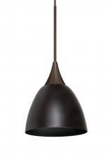Besa Lighting X-1858MB-BR-L - Besa Divi Pendant, Metal Bronze, Bronze, 1x50W Gy6.35, 15Ft. Cord