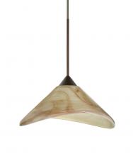 Besa Lighting X-191383-BR-L - Besa Pendant For Multport Canopy Hoppi Bronze Mocha 1x50W Halogen, 15Ft. Cord