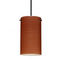 Besa Lighting X-4404CH-BK - Besa Stilo 7 Pendant for Multiport Canopy Black Cherry 1x50W Halogen