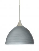 Besa Lighting X-4679TN-SN-L - Besa Pendant For Multiport Canopy Brella Satin Nickel Titan 1x50W Halogen, 15Ft. Cord