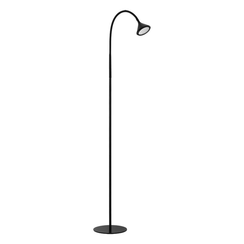 1 LT Led Floor Lamp w/ Matte Black Finish
