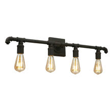Eglo 202843A - 4 LT Open Bulb Bath/Vanity Light w/ Matte Bronze Finish