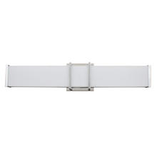 Eglo 204125A - 1 LT LED Bath/Vanity Light w/ Chrome Finish & White Acrylic Shade