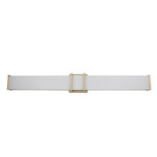 Eglo 204129A - 1 LT LED Bath/Vanity Light w/ Brushed Gold Finish & White Acrylic Shade