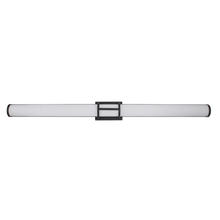 Eglo 204135A - 1 LT Integrated LED Bath/Vanity Light w/ Black Finish & White Acrylic Shade