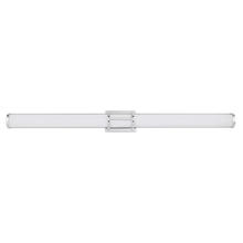 Eglo 204136A - LED Bath/Vanity Light w/ Chrome Finish & White Acrylic Shande