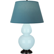 Robert Abbey 1646B - Baby Blue Double Gourd Table Lamp