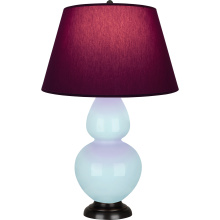 Robert Abbey 1646P - Baby Blue Double Gourd Table Lamp