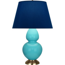 Robert Abbey 1740N - Egg Blue Double Gourd Table Lamp