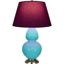 Robert Abbey 1741P - Egg Blue Double Gourd Table Lamp