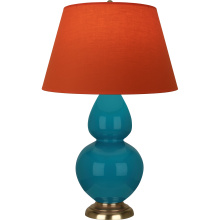 Robert Abbey 1751T - Peacock Double Gourd Table Lamp