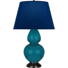 Robert Abbey 1752N - Peacock Double Gourd Table Lamp