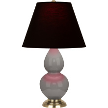 Robert Abbey 1768K - Smokey Taupe Small Double Gourd Accent Lamp