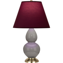 Robert Abbey 1768P - Smokey Taupe Small Double Gourd Accent Lamp