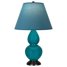 Robert Abbey 1772B - Peacock Small Double Gourd Accent Lamp