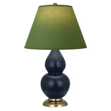 Robert Abbey MMB50G - Matte Midnight Blue Small Double Gourd Accent Lamp