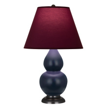 Robert Abbey MMB51P - Matte Midnight Blue Small Double Gourd Accent Lamp