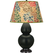 Robert Abbey MOS23F - Matte Obsidian Double Gourd Table Lamp