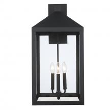 Trans Globe 51533 BK - Tempest Outdoor Wall Lights Black