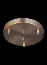 Generation Lighting 7449403-848 - Multi-Port Canopy Three Light Cluster