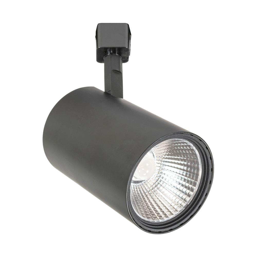 JESCO 36W LED Line Voltage Track Head Fixture 2700K H-Type 90 CRI Black